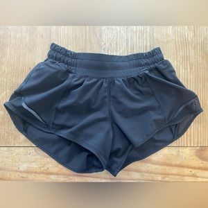 Black Lululemon Hotty Hot Shorts